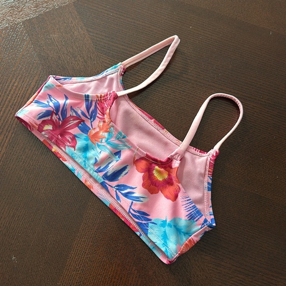 Art Class Girls Pink Floral Swimsuit Set Size 6/6x - Picture 8 of 10